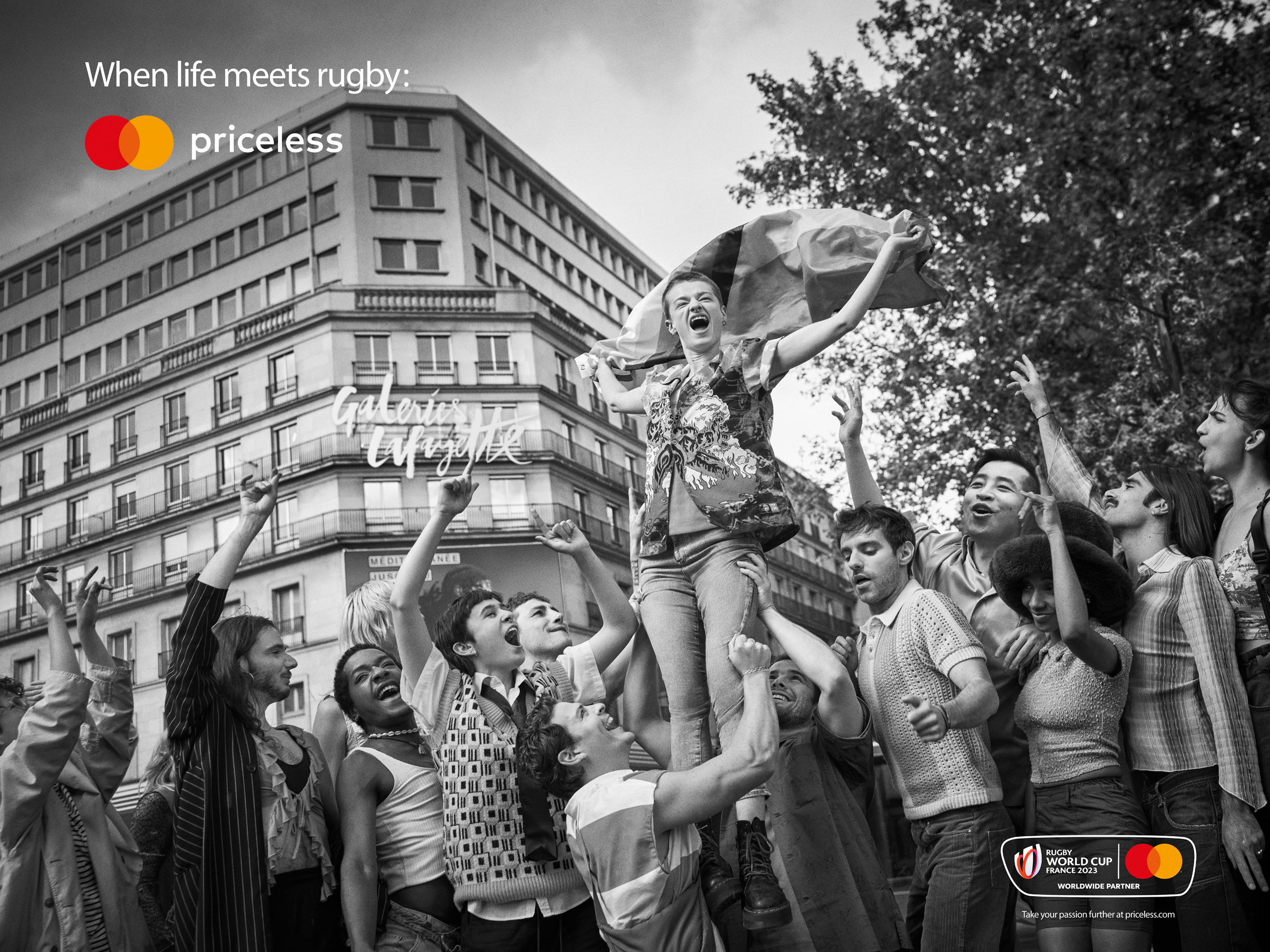 Septembre 2023 – New World wide campaign for Mastercard ‘When life meets rugby’